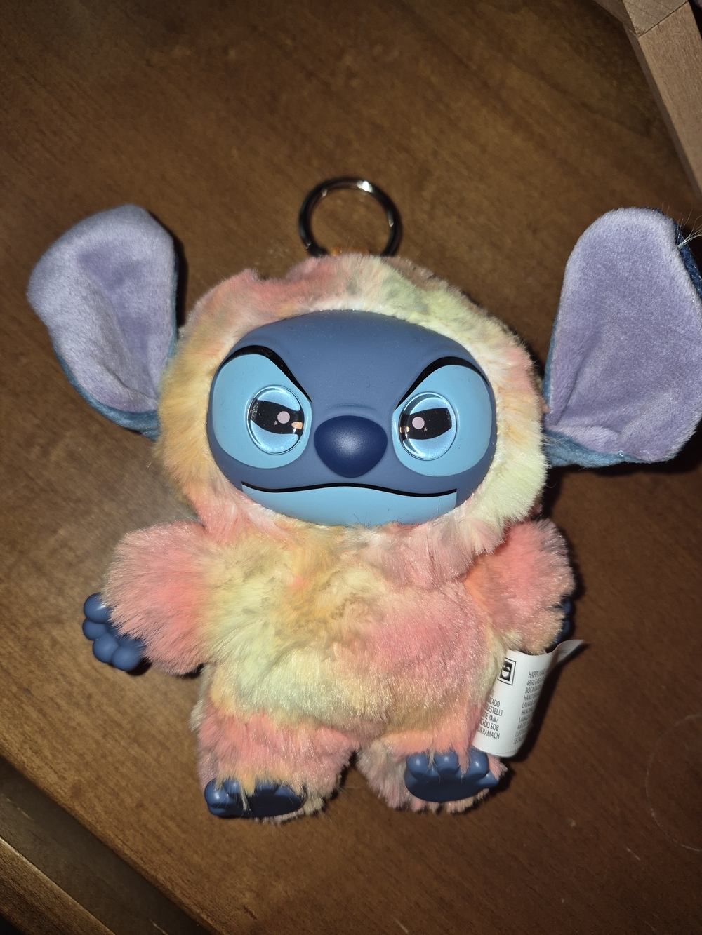 Disney Stitch "Snow Cone Swirl" plush keychain